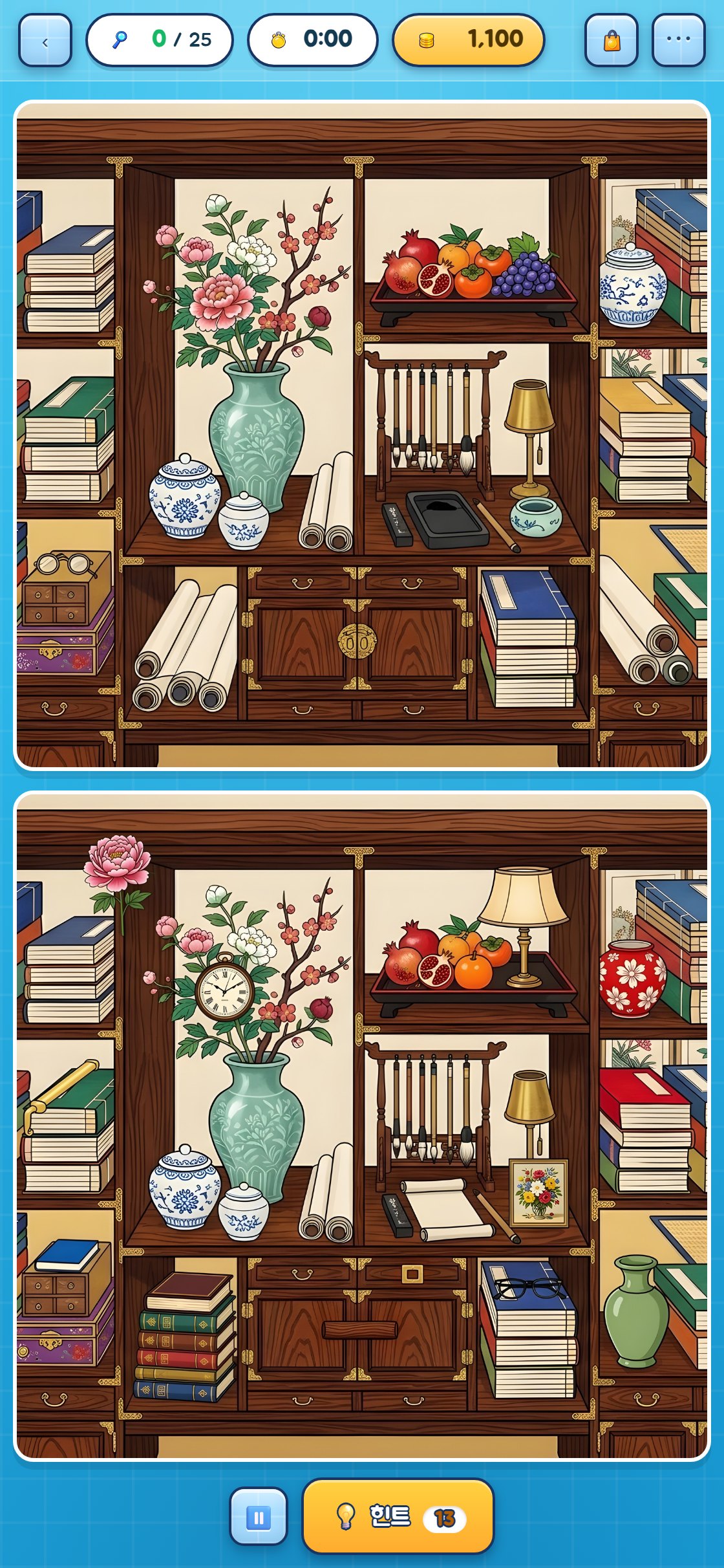 Oriental painting scene