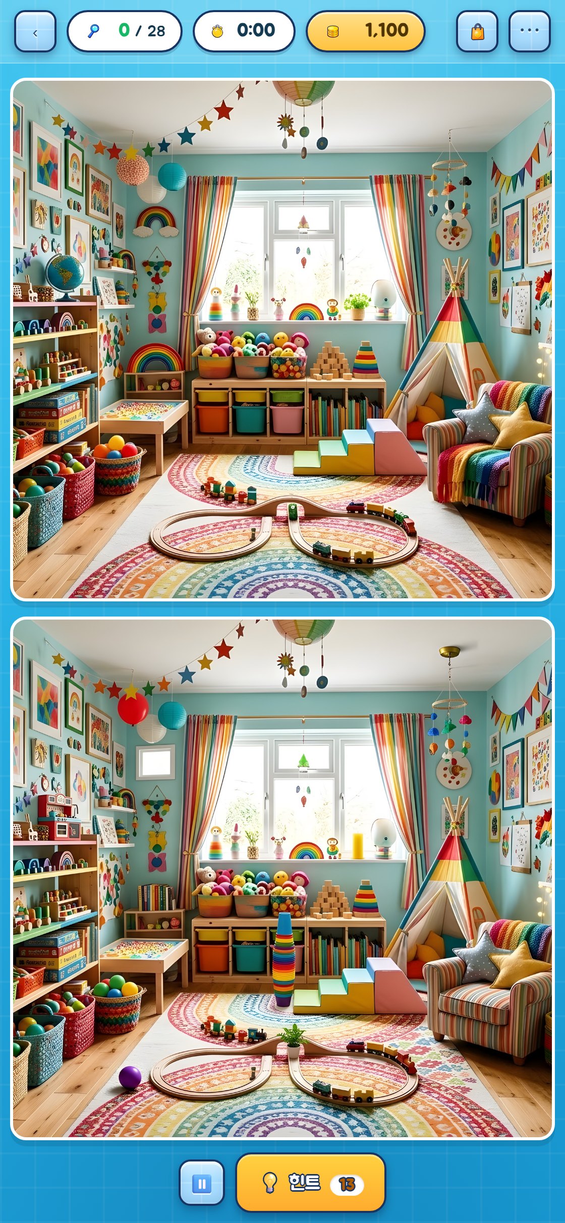 Colorful illustration scene